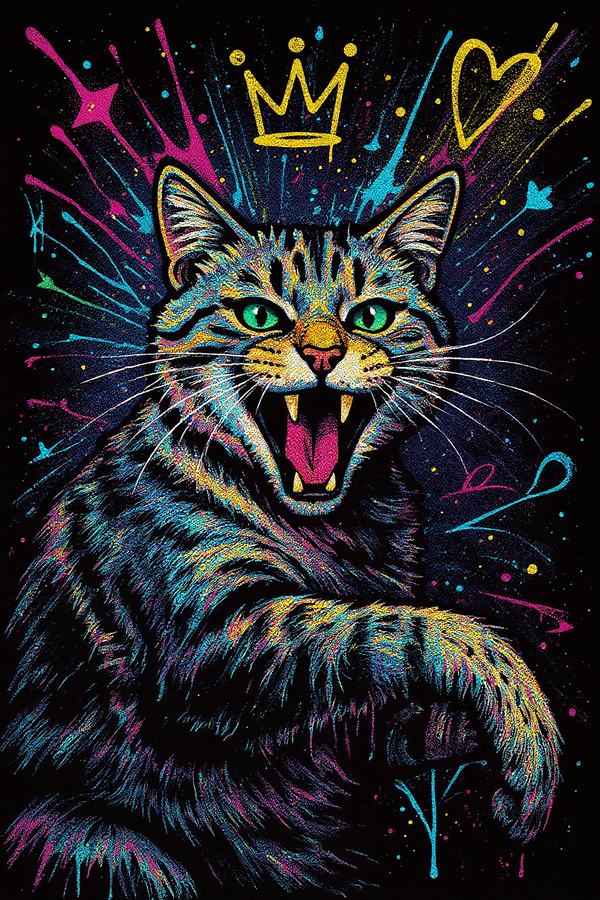 Tatáž kočka jako pop art